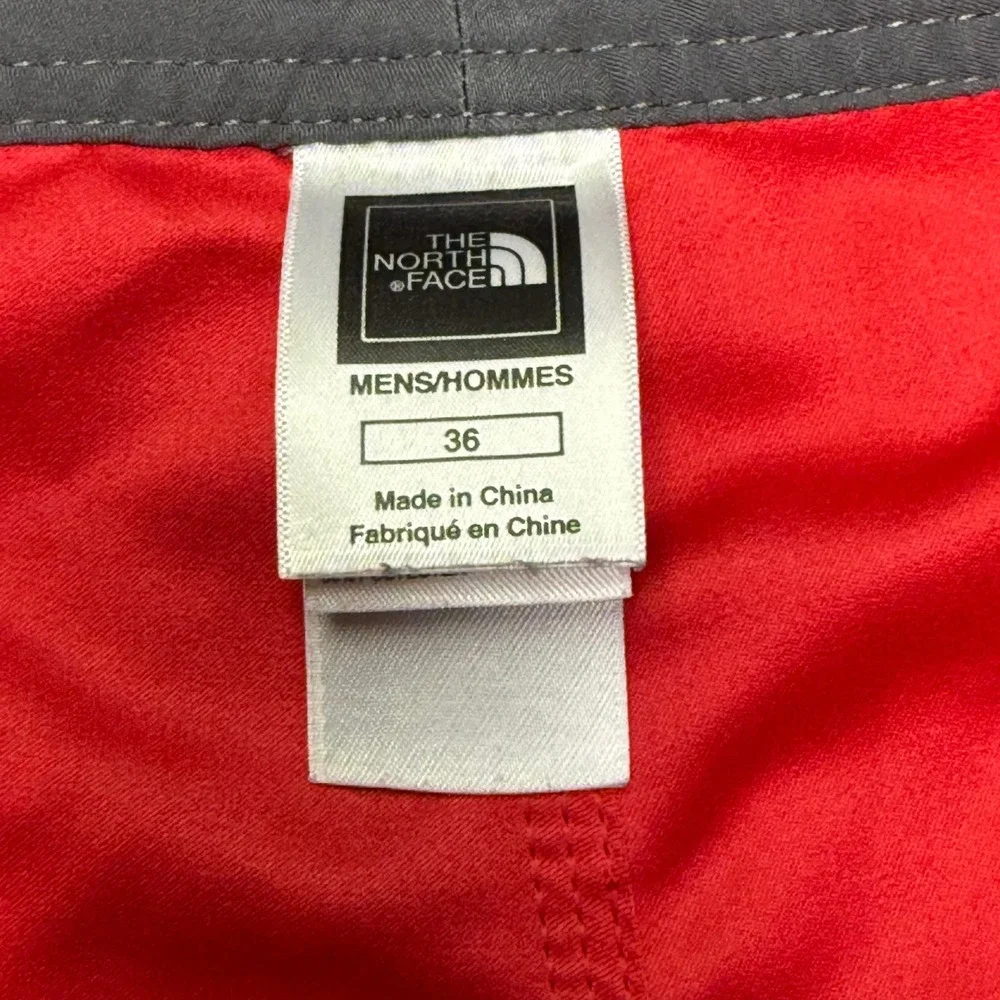 The North Face Board Shorts Mens 36 Red Cargo Pocket Swim Trunks
